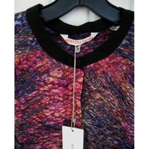NEW $275 Rebecca Taylor Silk Print Blouse Size 10